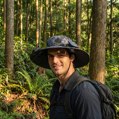 Solar Fan Bucket Hat