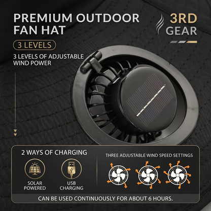 Solar Fan Bucket Hat