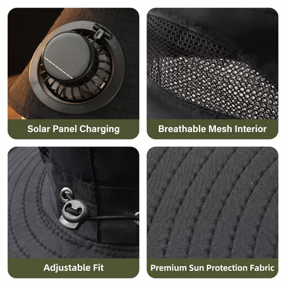 Solar Fan Bucket Hat