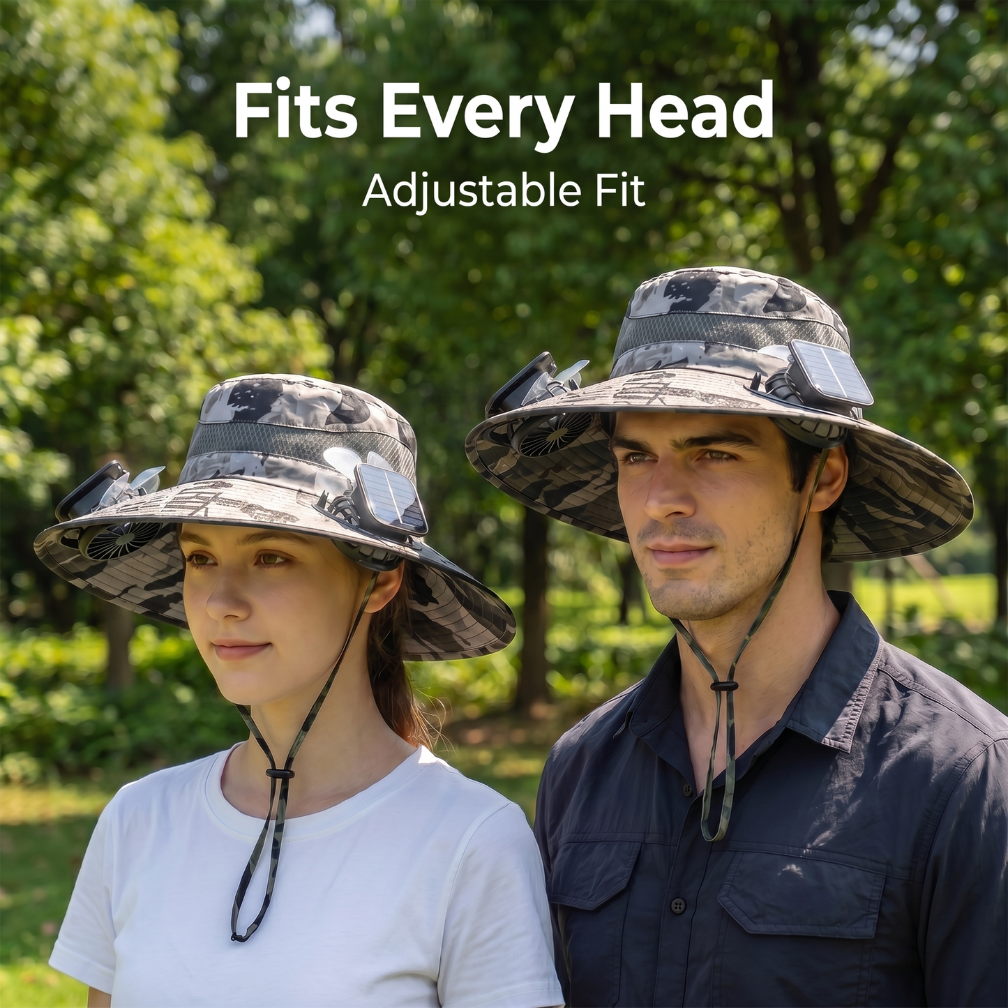 Solar Fan Bucket Hat