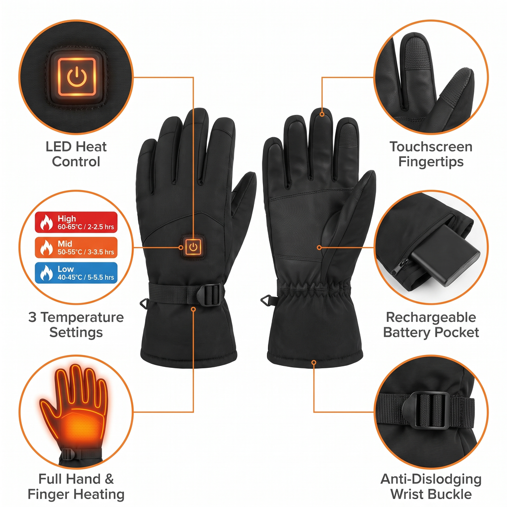 Warm Wear Heated Gloves